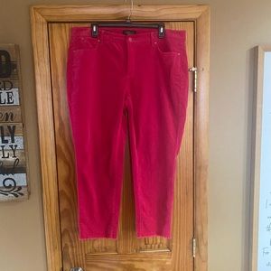 Fuschia Corduroy pants